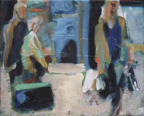 Pluto 1, oil on canvas, 40 x 50 cm