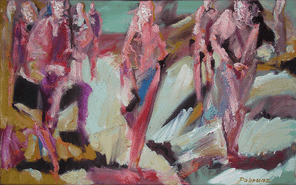 Ecke Kaisa 1, oil on canvas, 48 x 78 cm