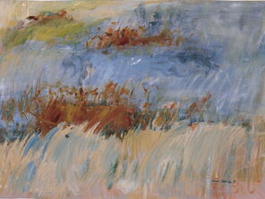 Landschaft mit viel Gras