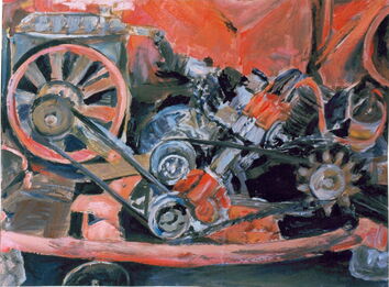 Stillleben mit Motor