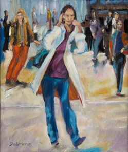 Tunis 1, oil on canvas, 60 x 50 cm