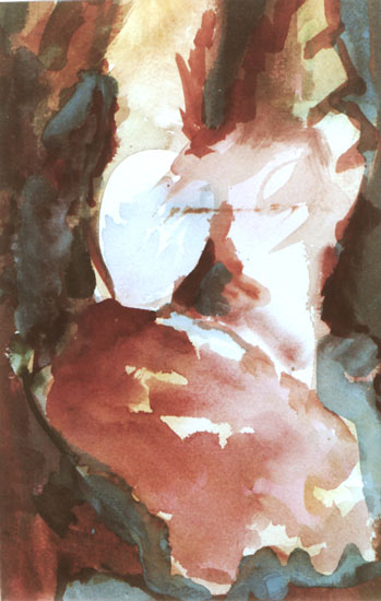 Umschwirre die drei Schönen, Mischtechnik auf Papier