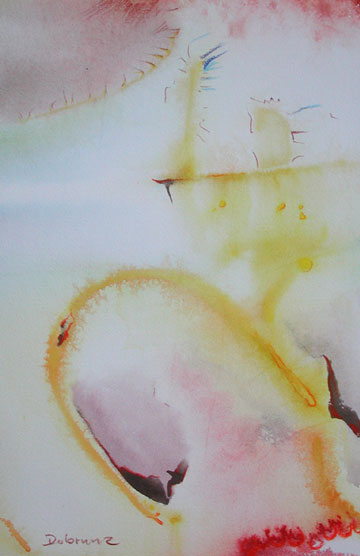 Es sind menschliche Gefühle, Mischtechnik auf Papier