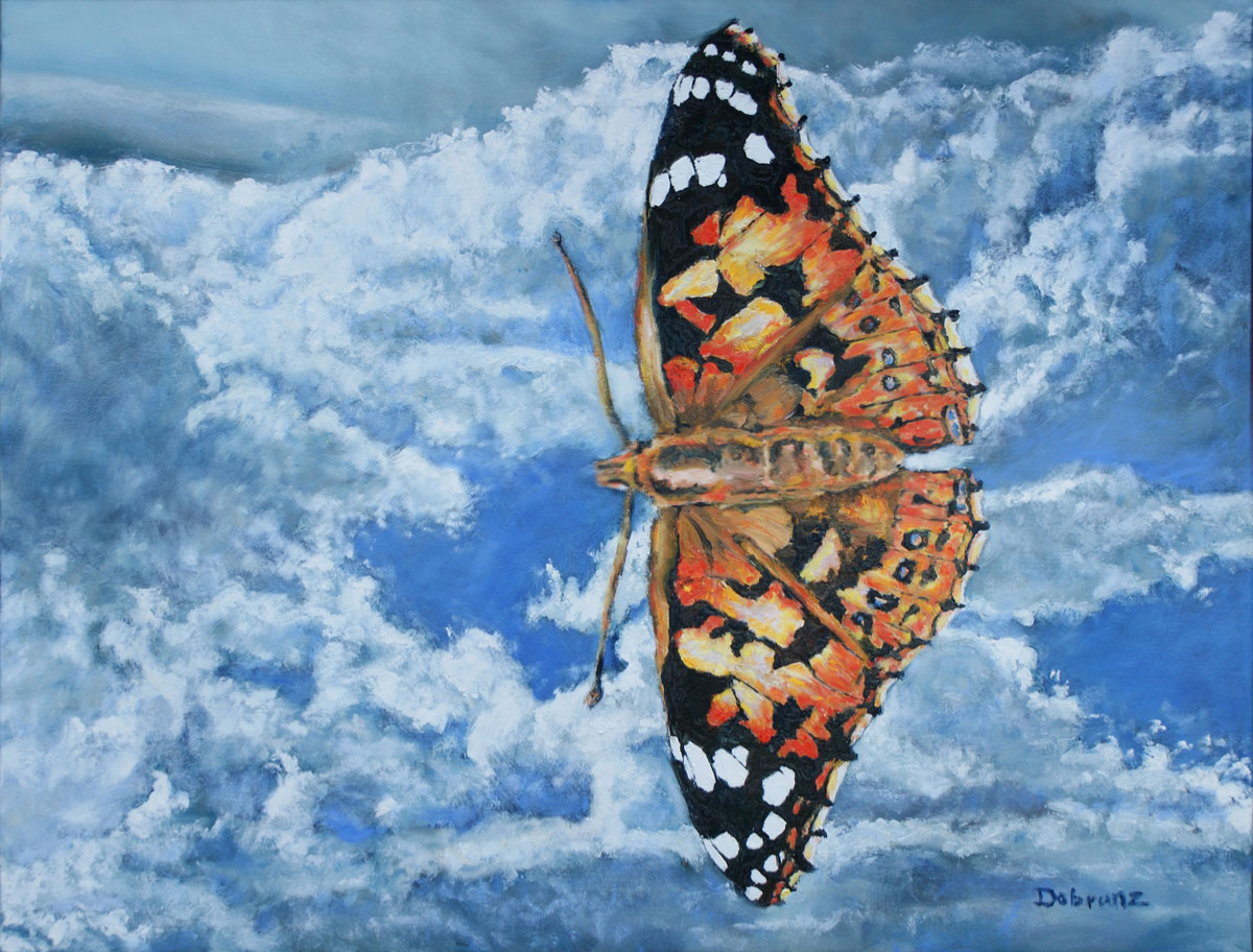 Vanessa 190305, gemalt mit Ölfarben